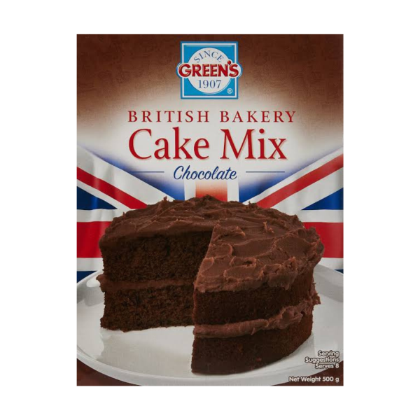 Green's British Bakery Cake Mix Chocolate, 500g