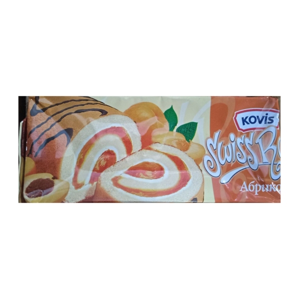 Kovis Swiss Roll Apricot, 175g