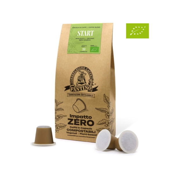 Fantino Start Coffee Blend Impatto Zero Caffe in Capsule, 100g