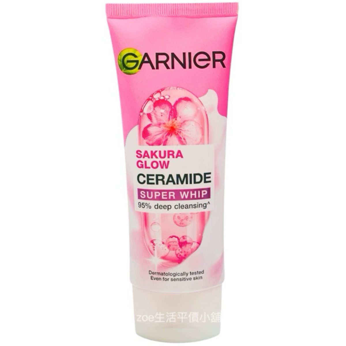 13 Garnier Sakura Glow Ceramide Super Whip,100ml - Image 1