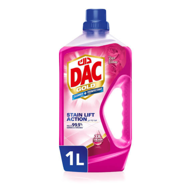 DAC Gold Stain Lift Action Rose Bloom Multipurpose Disinfectant, 1L