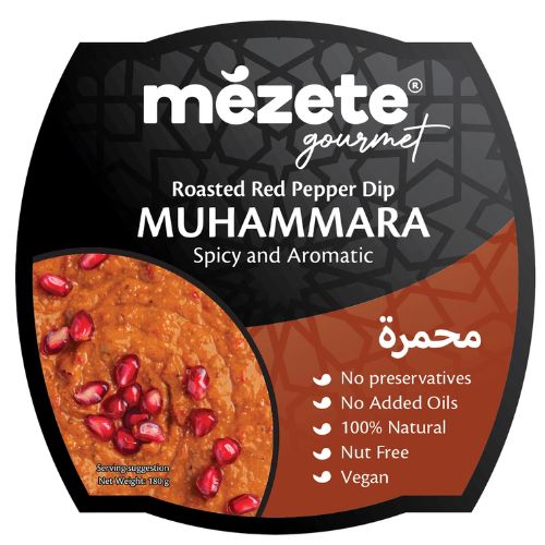Mezete Gourmet Roasted Red Pepper Muhammara,180g