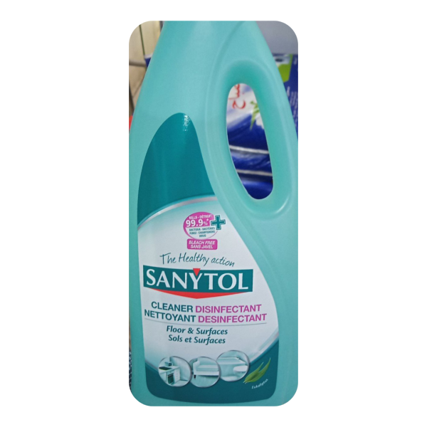 Sanytol Cleaner Disinfectant Floor & Surfaces Eukaliptus, 1L