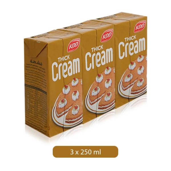 KDD Thick Cream, 3x250ml