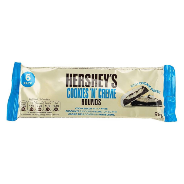 Hershey’s Cookies N Creme Rounds, 96g