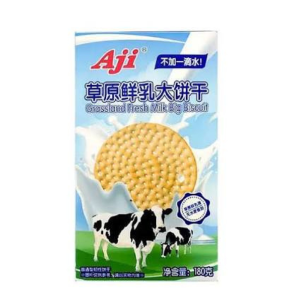 Aji Grassland Fresh Milk Big Biscuit, 180g