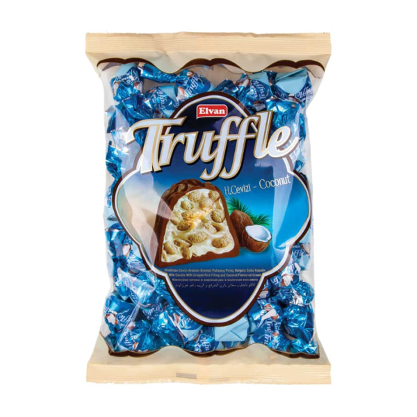 Elvan Coconut Cream Truffle Chocolate, 500g