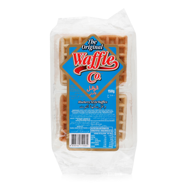 The Original Waffle Co Blueberry Style Waffles, 150g