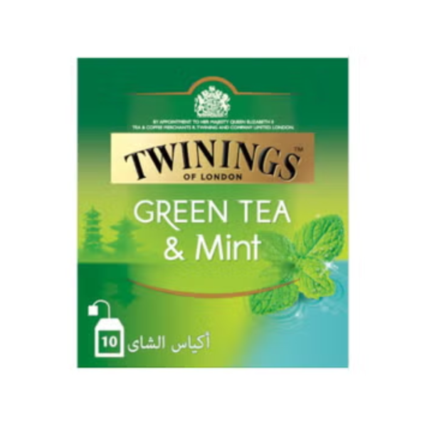 Twinings Green Tea & Mint 10 Tea Bags, 15g
