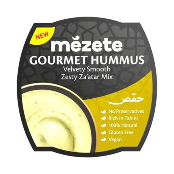 Mezete Gourmet Zesty Za’atar Mix Hummus Velvety Smooth, 70g