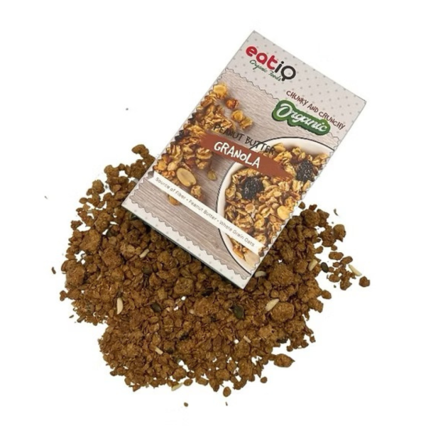 Eatiq Chunky and Crunchy Organic Peanut Butter Granola, 320g