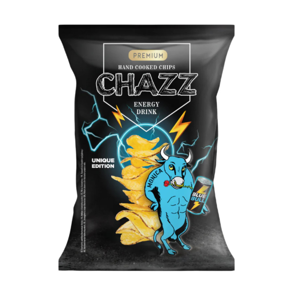 Premium Hand Cooked Chips Chazz Energy Drink, 90g