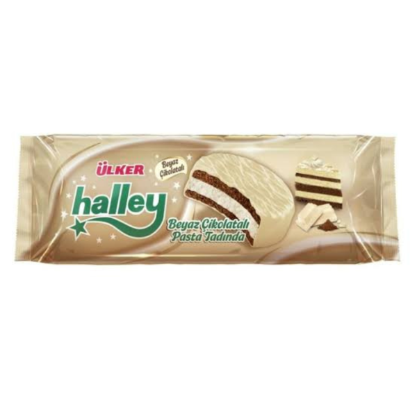 Ulker Halley Beyaz Cikolatali Pasta Tadinda, 210g