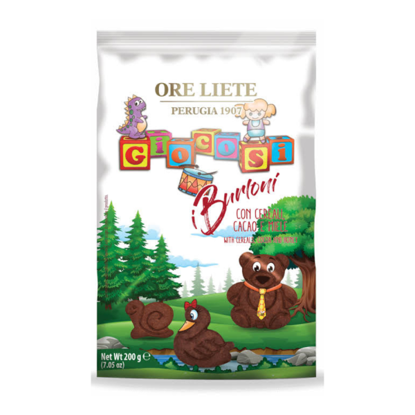 Ore Liete Burloni Con Cereali Cacao E Miele, 200g