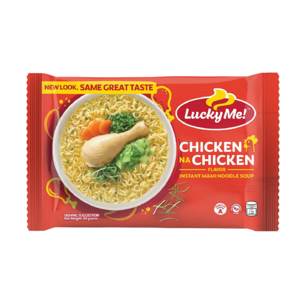 Lucky Me Chicken Flavour Instant Mami Noodle Soup, 55g
