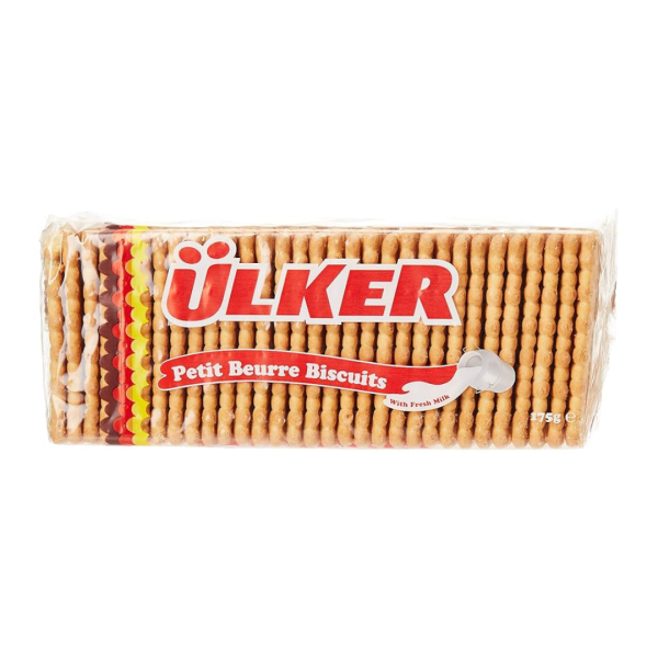 Ulker Petit Beurre Biscuits with Fresh Milk, 175g