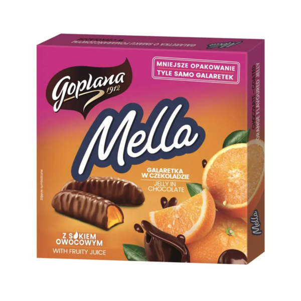 Goplana Mella Chocolate Glazed Orange Jelly Candy, 190g