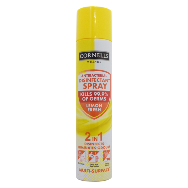 Cornells Antibacterial Disinfectant Spray Lemon Fresh, 300ml
