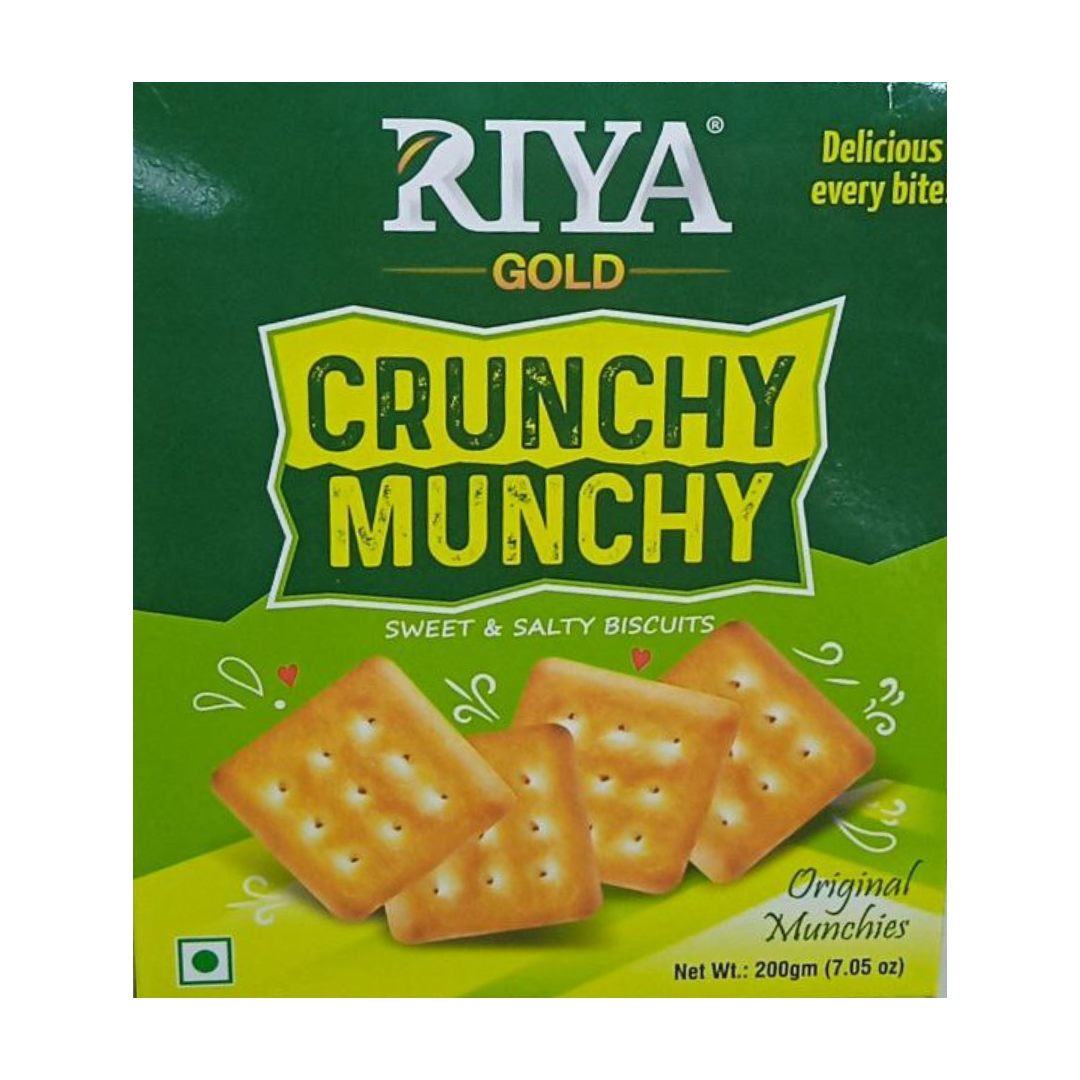Untitled design (3) Riya Gold Crunchy Munchy Sweet & Salty Biscuits, 200g - Image 1
