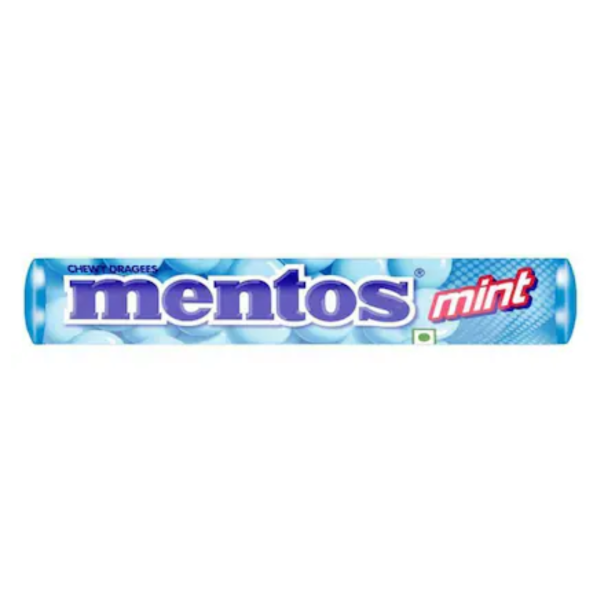 Mentos Mint Chewy Dragees, 29.7g