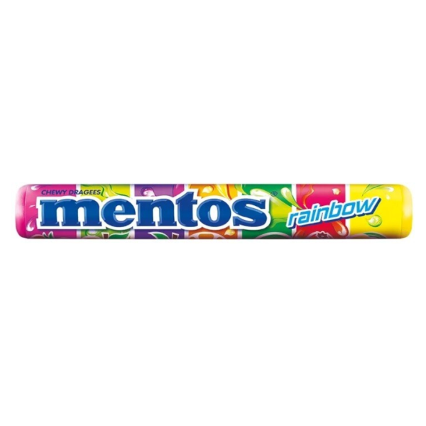 Mentos Rainbow Chewy Dragees, 29.7g