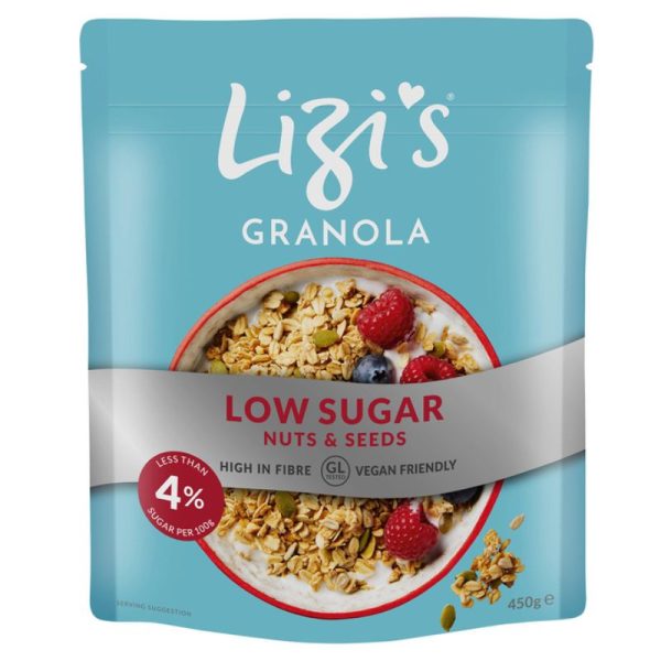 Lizis Low Sugar Nuts and Seeds Granola,450g