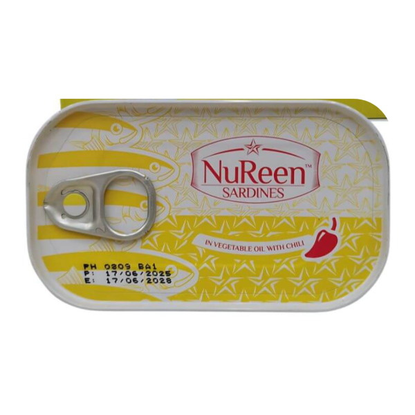 Nureen Sardines In Vegetable Oil with Chili, 125g