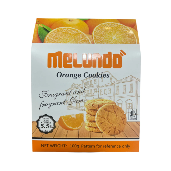 Melundo Orange Cookies, 100g