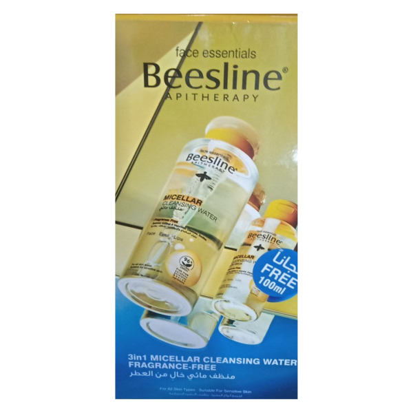 Beesline Apitherapy Face Essentials 3 in 1 Micellar Cleansing Water, 500ml