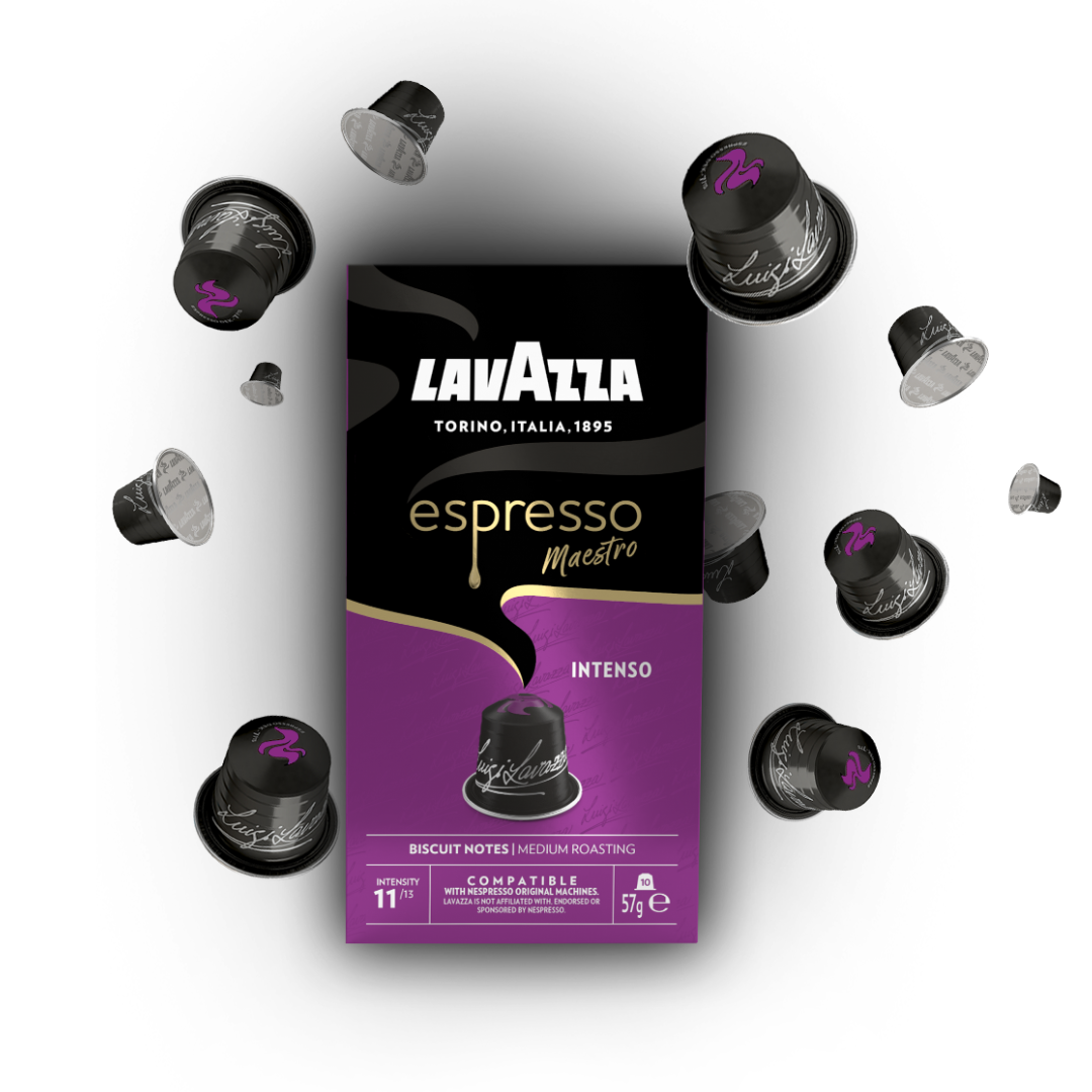 250g - 2025-10-04T225405.654 Lavazza Espresso Maestro Intenso Medium Roasting Coffee, 57g - Image 1