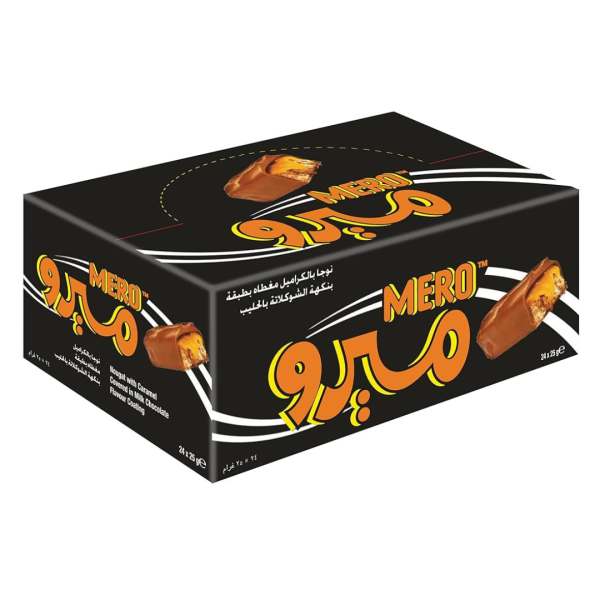 Mero Nougat with Caramel, 24x16g