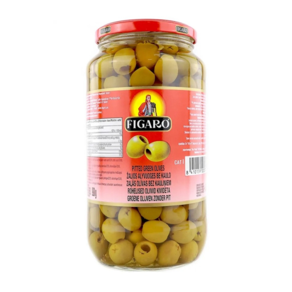 Figaro Pitted Green Olives, 920g