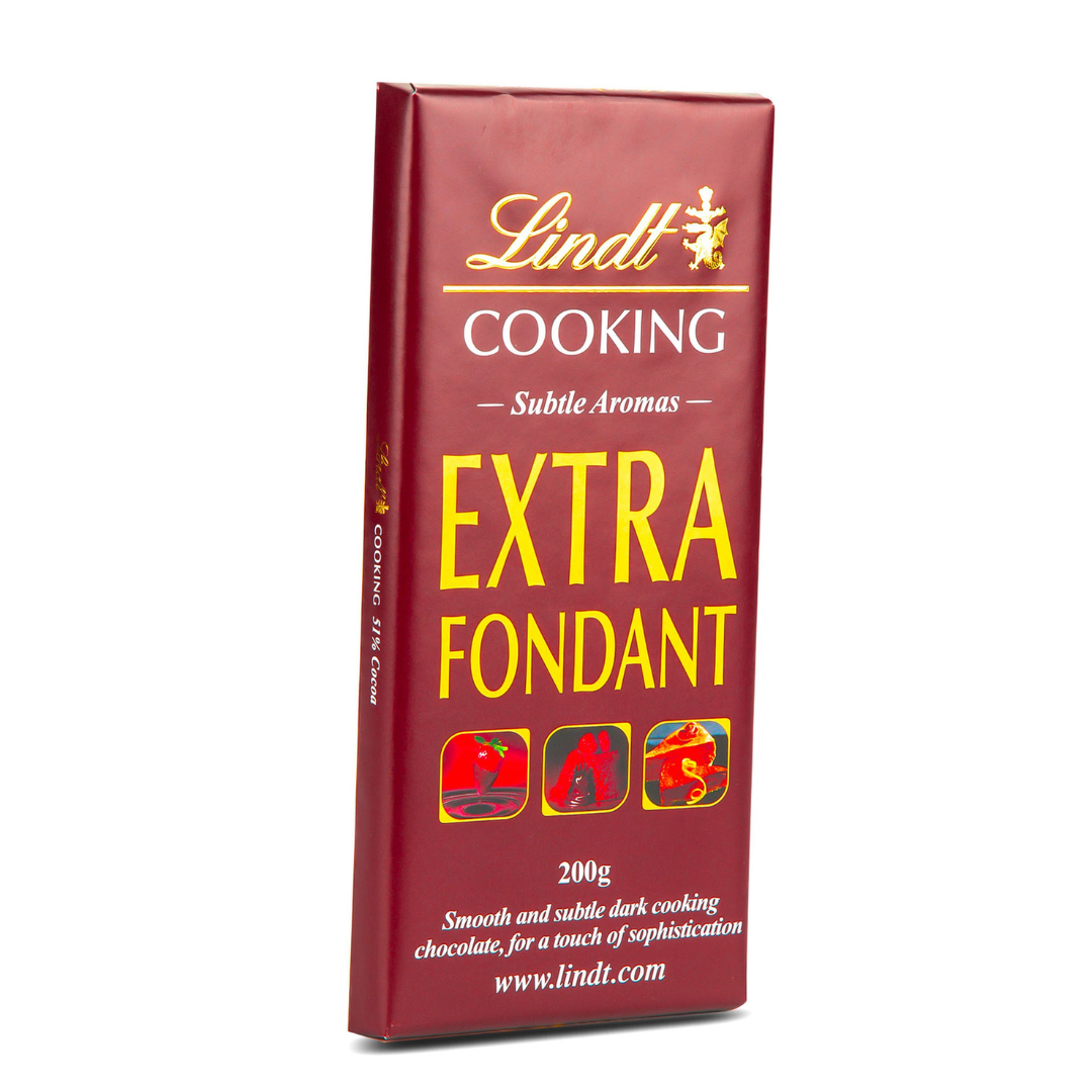 250g - 2025-10-10T211727.070 Lindt Cooking Subtle Aromas Extra Fondant, 200g - Image 1