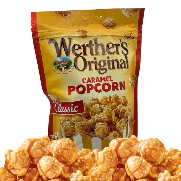 Storck Werther's Original Caramel Popcorn Classic, 624g