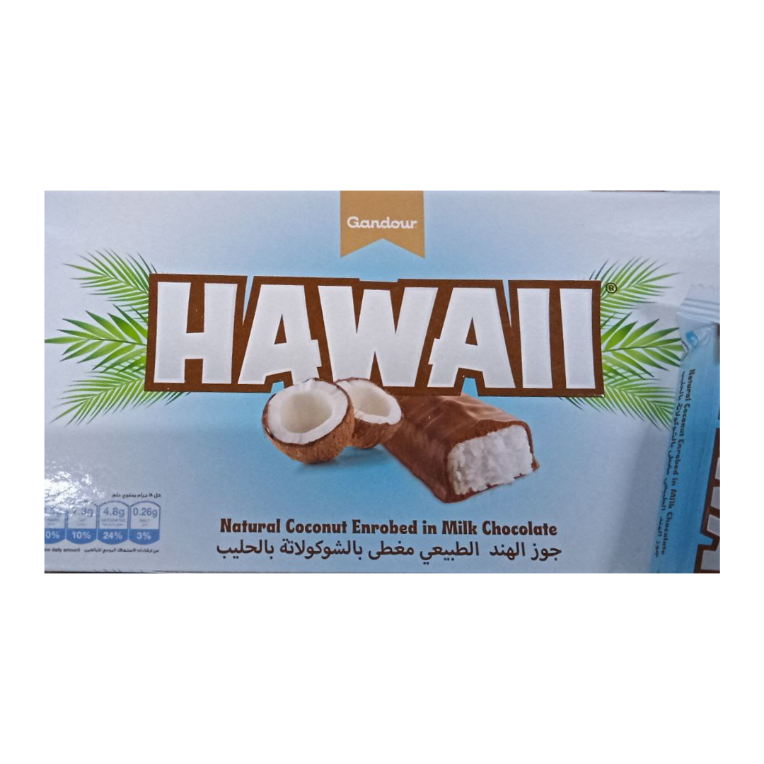 250g - 2025-10-21T205436.094 Gandour Hawaii Natural Coconut Enrobed in Milk Chocolate, 28g - Image 1