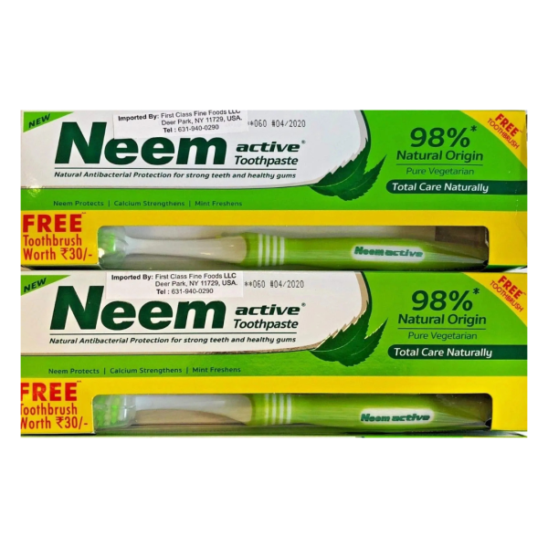 Neem Active Toothpaste, 2x150g