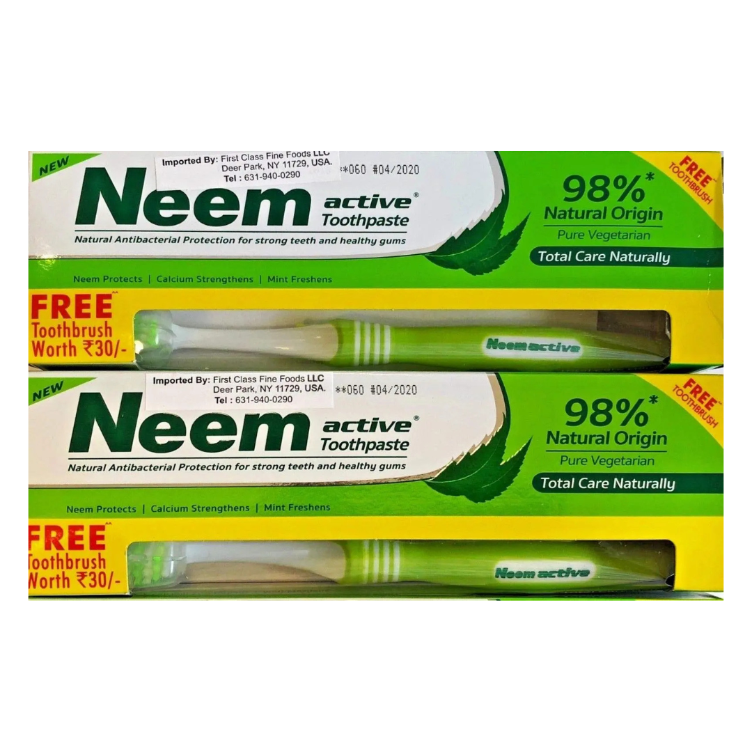 250g - 2025-10-21T205651.500 Neem Active Toothpaste, 2x150g - Image 1
