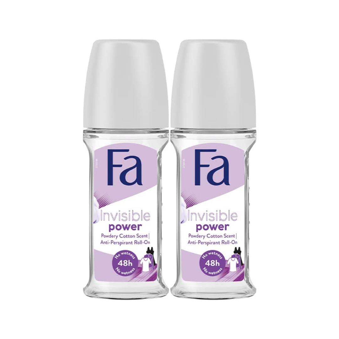 250g - 2025-10-22T200546.130 Fa Invisible Power Anti-Perspirant Roll-On, 2x50ml - Image 1
