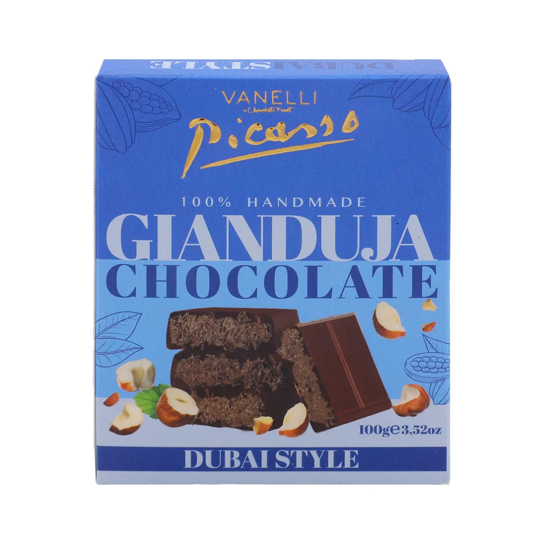 250g - 2025-10-22T200647.711 Vanelli Picaso Gianduja Chocolate, 100g - Image 1