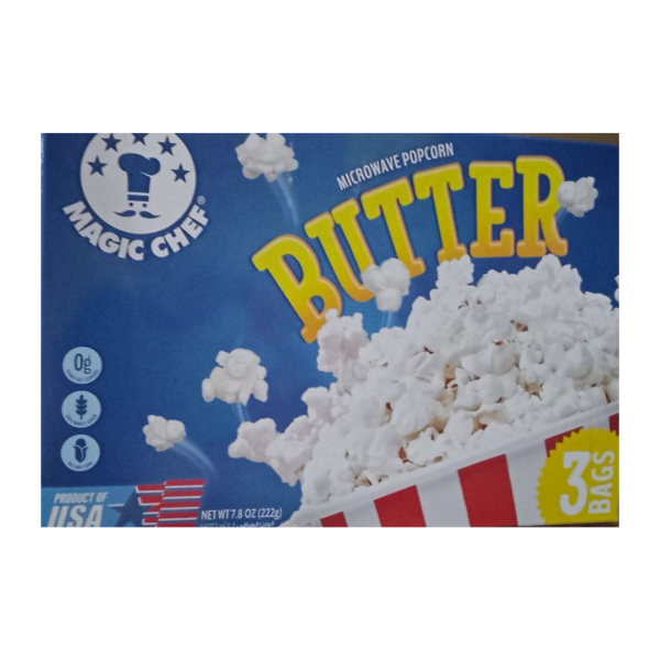 Magic Chef Butter Microwave Popcorn, 222g