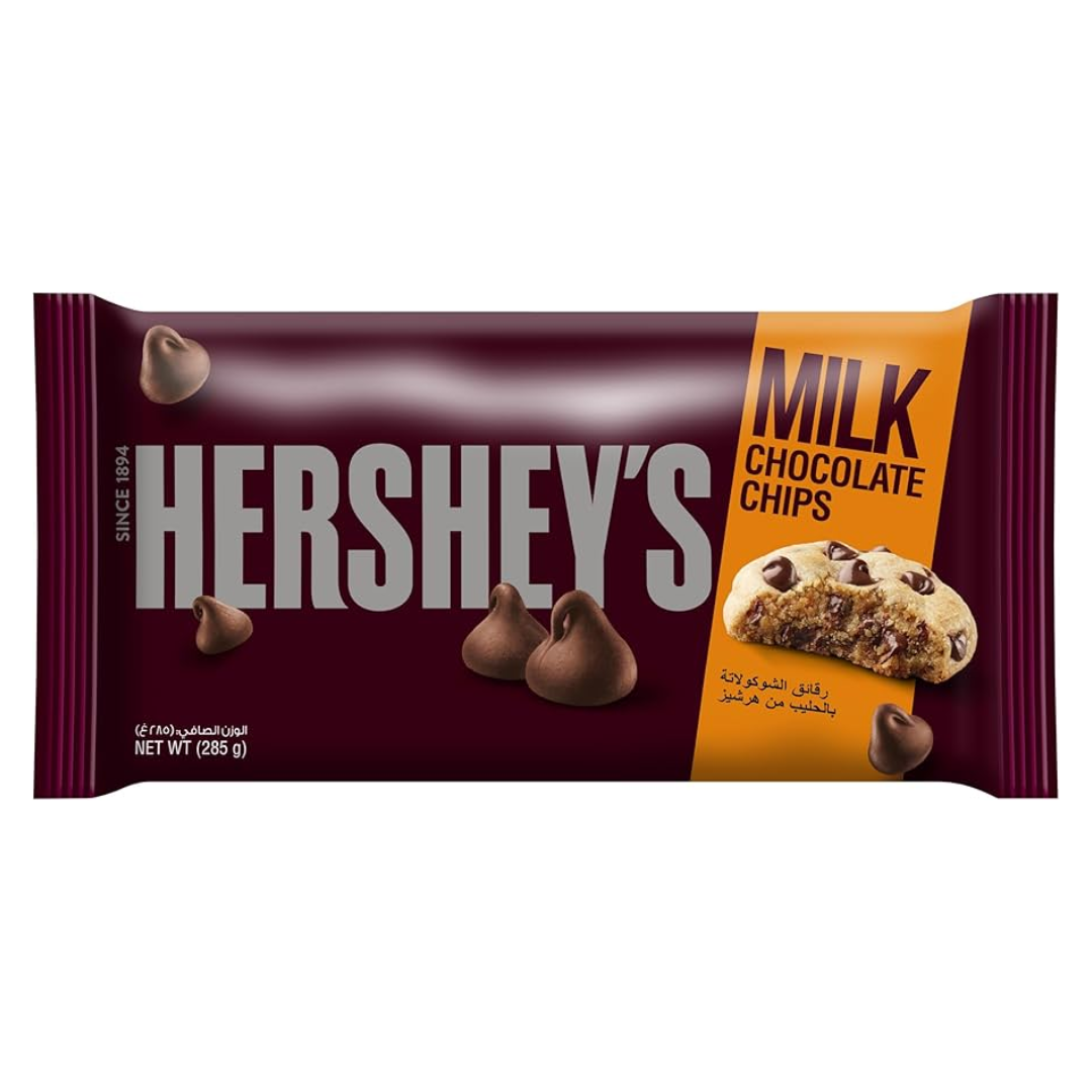 250g - 2025-10-23T200611.782 Hershey's Milk Chocolate Chips, 285g - Image 1