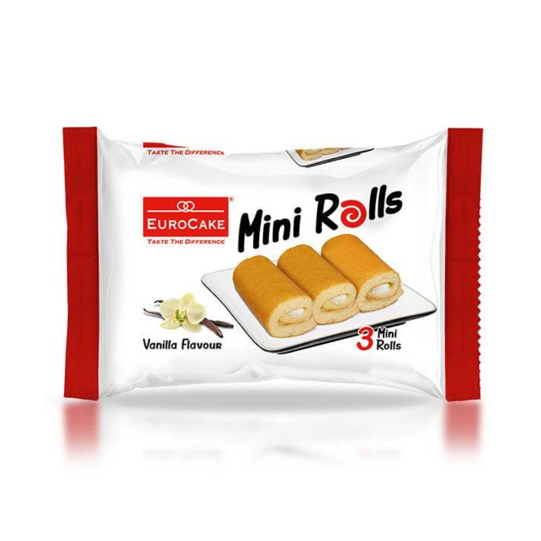 250g - 2025-10-25T202649.776 Eurocake Mini Rolls Vanilla, 50g - Image 1