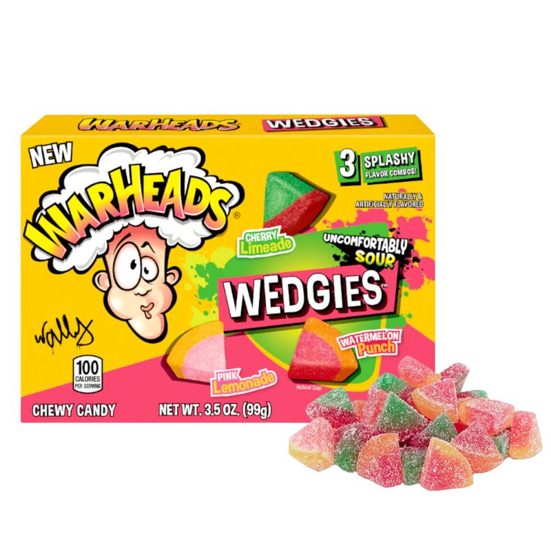 3 Warheads Wedgies Theatre Box, 99g - Image 1