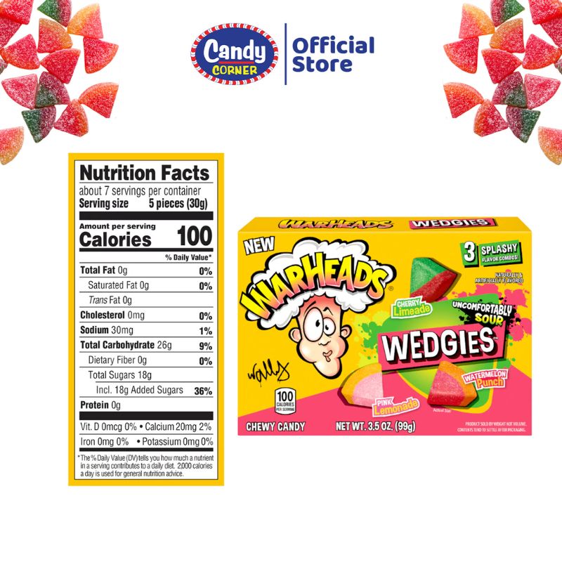 4 Warheads Wedgies Theatre Box, 99g - Image 2