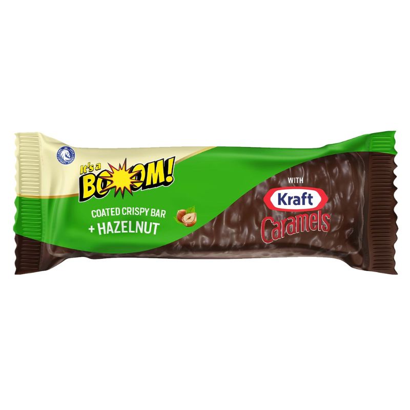 8 Boom Chocolate Hazelnut Bar, 40g - Image 1