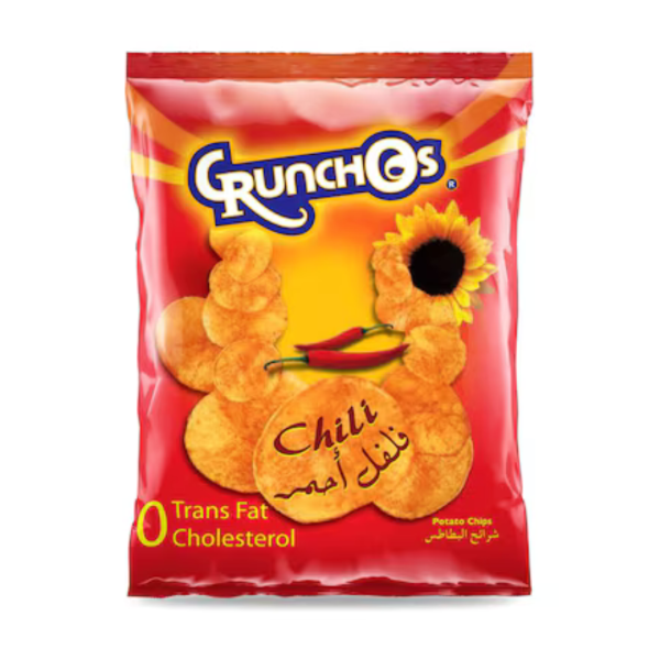 Crunchos Chili Potato Chips, 125g
