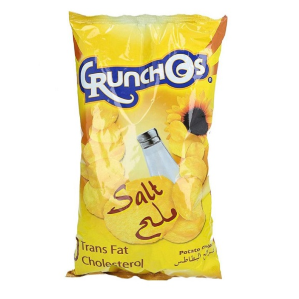 Crunchos Salt Potato Chips, 125g