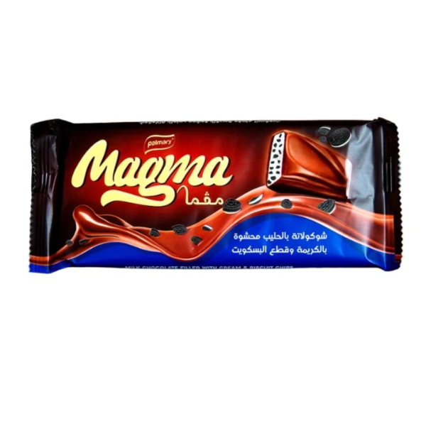 Palmary Magma Milk Chocolate Filled with Cream and Biscuit, 90g